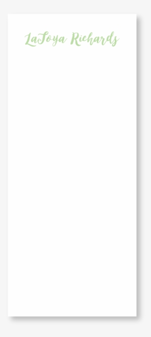 Custom Notepad Personalized Long #4396236