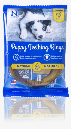 N-bone® Puppy Teething Rings In Chicken - N-bone Puppy Teething Ring Chicken Flavor 3 Pack Treat #4396266