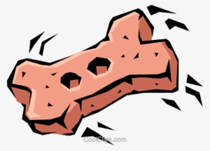 Dog Bone Royalty Free Vector Clip Art Illustration - Clipart Hundeknochen #4396297