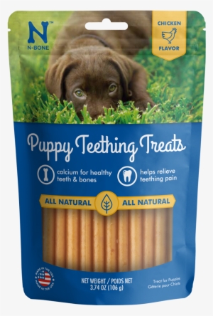 N-bone Puppy Teething Treats Chicken Flavor Dog Treats - N-bone Puppy Teething Treats #4396420