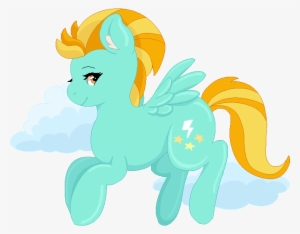 Kittyshy, Cloud, Lightning Dust, Pony, Safe, Simple - Cartoon #4397276