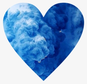 Ftestickers Shapes Smoke - Blue Smoke Bomb White Background #4398372