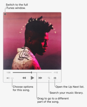 Expanded Miniplayer Showing The Controls For The Song - Snny Learning To Swim #4398422