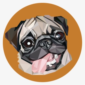 Pug Vector Png #4399108