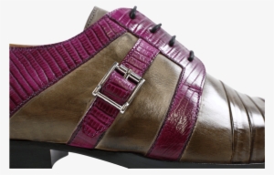 Derby Shoes Ricky 2 Guana Crust Eggplant Smoke Ls Black #4399217