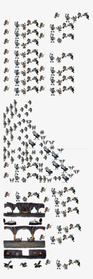 Pc Puter Cuphead Don T Deal With The Devil Clip Joint - Cuphead Sprites #4399671