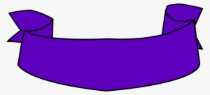 Purple Banner Png Clipart - Blue Banner Clipart Png #440409