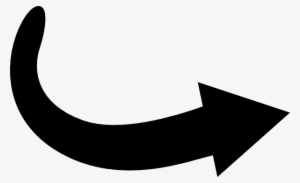 Free Rounded Arrow Clipart Image - Arrow Clipart Black #440712