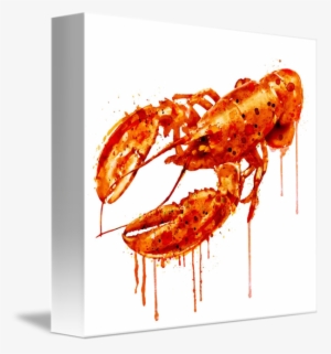 "crayfish Watercolor Painting" By Marian Voicu, Bucharest - Watercolor Painting #441135