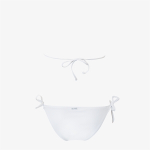 Basic White Triangle Bikini - Panties #441181