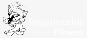 Imagineering Disneyland Paris Logo Png Transparent - Mickey Mouse Sorcerer Drawing #442053