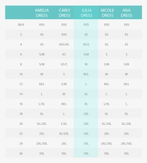 Size Chart 3 04 - Document #442848