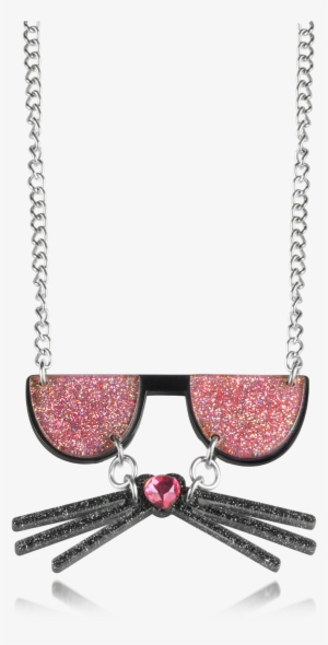 Karl Lagerfeld K/kocktail Necklace W/glitter Effect #444395 Karl Lagerfeld K/kocktail Necklace W/glitter Effect #444395
