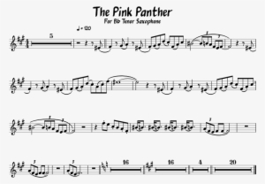 The Pink Panther Sheet Music 1 Of 1 Pages - Trumpet #444957 The Pink Panther Sheet Music 1 Of 1 Pages - Trumpet #444957