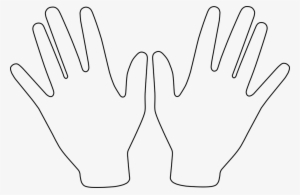 Hands Up, Please - Two Hands Clipart #445084