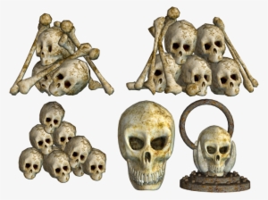 Pile Of Skulls Png Pic - Skulls Png #445363