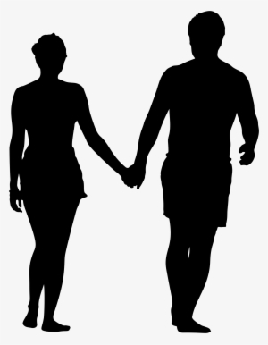 This Free Icons Png Design Of Beach Couple Silhouette #445434