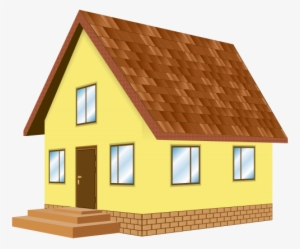House Yellow Png Clip Art - House Clipart Png #445480