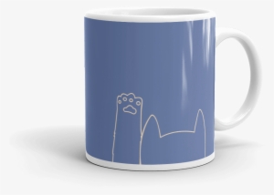 Minimalist Cat Bold Coffee Mug For Cat Lovers - Mug #445828