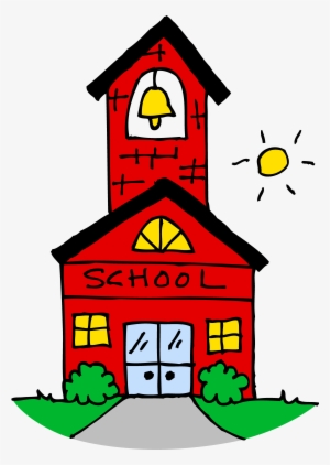 House - Red School House Clip Art #445988