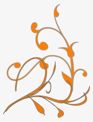 Swirls Image - Orange Swirls Clip Art #446275