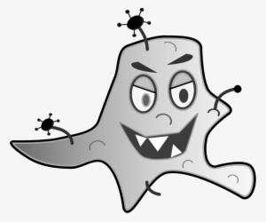Bacteria Microorganism Drawing Cell Germ Theory Of - Cartoon Germ Png #446489