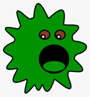 Bacteria Clipart Green Bacteria - Virus Clipart #446587