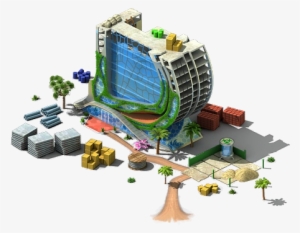 Volcanic Bacteria Farm Construction - Wooden Block #446796