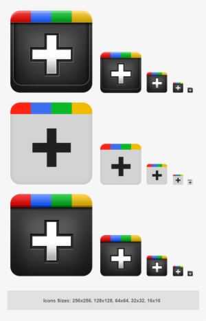 Preview Of The Icons - Google Plus Icon #446886
