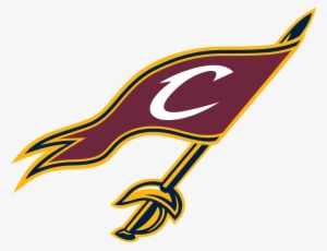 Cavalier Logo With Sword And Flag - Cleveland Cavaliers Flag Logo #447166