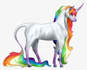 Unicornio - Unicorn With Rainbow Mane #447831