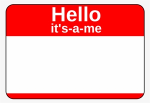 375" X - Hello My Name Is Clipart #448113