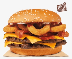 The Rodeo® King™ Sandwich Features Two Savory Flame - Burger King Rodeo King #448701