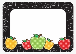 Dotty Apples Name Tags Labels Tcr2143 Teacher Created - Teacher Name Tags #449129
