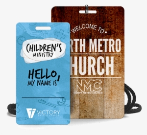 Children's Ministry & North Metro Church Retreat Event - Church Volunteer Name Tags #449359