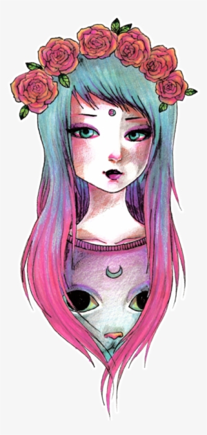 ❆life❅ - Photo - Pastel Drawing Of Girl #449628