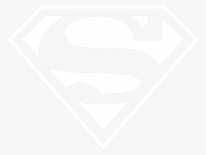 Black And White Superman Logo Transparent Images - Black Superman Logo Png #449727