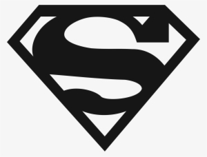 Image Royalty Free Download Logo Decal Iceberg Transprent - Superman Logo Black And White #449782