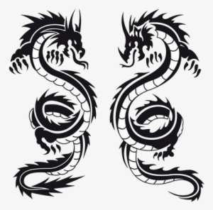 Black And White Dragon Tattoo #4400275