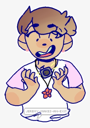 Look At How Happy He Is He Has His Fidget Cube And - Cartoon #4400745