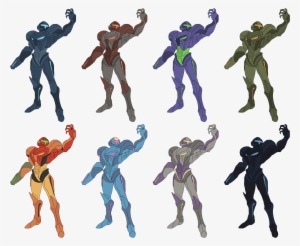 Lizuka's Alternate Color Mock-ups - Dark Samus Colors #4400801