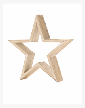 Wooden Décor, Star - Ahşap Yıldız #4401020