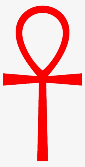 Ankh 01 (red) - Cross With A Circle Around #4401298