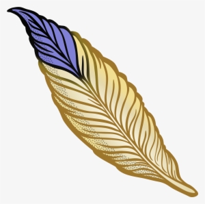This Free Icons Png Design Of Feather - Feather Cartoon #4401989