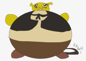 Big Fat Sexy Shrek By Crescenthusky12 - Cartoon #4402208