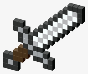 Minecraft Iron Sword Png - Minecraft Iron Sword 3d #4403762