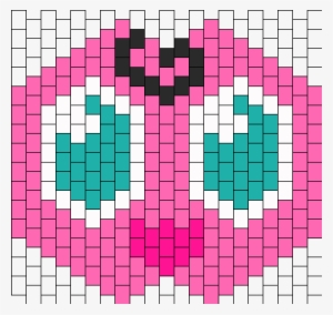 Jigglypuff Mask Bead Pattern - Pokemon Kandi Mask Patterns #4403788