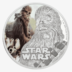 Silver Numismatic The Last Jedi - 2017 Star Wars: The Last Jedi - Chewbacca 1oz Silver #4404075