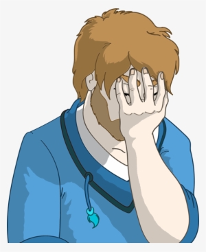 Bjorn Embarassed Bjorn Facepalm - Facepalm Cartoon #4404976