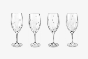 Fleur De Lis Crystal Wine Glasses - Mignon Faget Fleur De Lis Crystal Wine Glasses #4406712